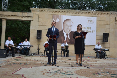 Tərtərdə Ümummilli Lider Heydər Əliyevin birinci dəfə hakimiyyətə gəldiyi gün münasibəti ilə konsert proqramı təşkil olunub