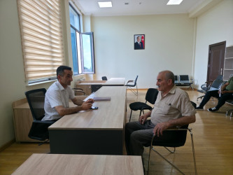 Tərtər Rayon İcra Hakimiyyətində mütəmadi olaraq vətəndaşların müraciətləri dinlənilir