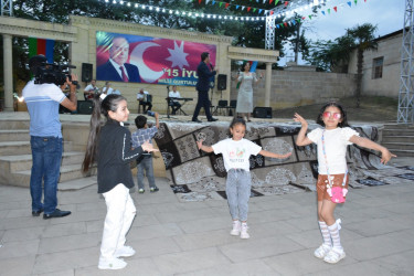 Tərtərdə 15 iyun Milli Qurtuluş Gününə həsr olunmuş konsert proqramı təşkil olunub