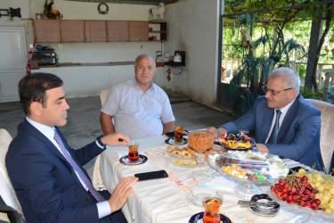 İcra başçısı Vətən Müharibəsi əlili Salmanlı İlqarı ziyarət edib