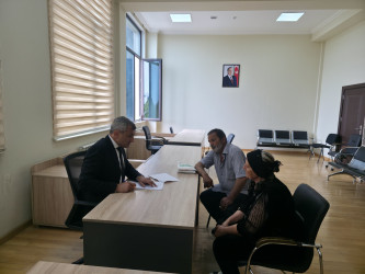 Tərtər Rayon İcra Hakimiyyətində mütəmadi olaraq vətəndaşların müraciətləri dinlənilir