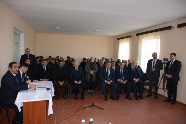 Rayon rəhbərinin növbəti səyyar-qəbul görüşü Hacıqərvənd  kəndində keçirilib