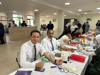 Tərtərdə “Talasemiyasız həyat naminə” proqramı çərçivəsində qanvermə aksiyası keçirilib