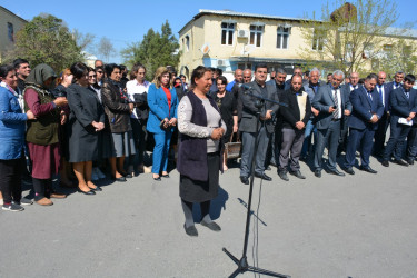 İcra başçısının növbəti səyyar qəbul-görüşü Tərtər şəhəri Ədalət Paşayev küçəsində keçirilib