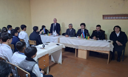 Tərtərdə “Narkotikə yox deyək! ” və “Gənclər arasında sağlam həyat tərzinin təbliği ”mövzusunda tədbir keçirilib.