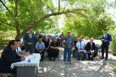 Tərtər Rayon İcra Hakimiyyətinin başçısı Müstəqim Məmmədovun növbəti səyyar-qəbul görüşü Qaynaq kəndində keçirilib