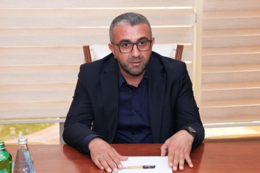 Dövlət Komitəsinin Sədri Tərtərdə vətəndaşlari qəbul edib