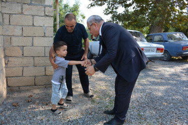 Tərtər Rayon İcra Hakimiyyətinin başçısı 27 Sentyabr – Anım Günü ilə əlaqədar Vətən müharibəsi şəhidi Surxayzadə Cahangirin ailəsini ziyarət edib