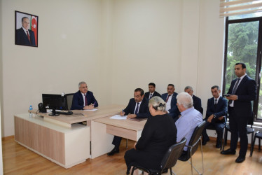 Rayon rəhbəri tərəfindən növbəti dəfə vətəndaşların müraciətləri dinlənilib