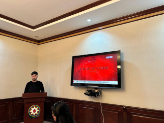 Tərtərdə “Şəhid və şahid Xocalıdan Zəfər və azadlığa gedən yol” adlı tədbir keçirilib