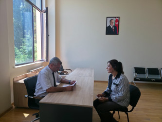 Tərtər Rayon İcra Hakimiyyətində mütəmadi olaraq vətəndaşların müraciətləri dinlənilir