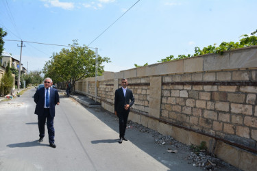 Tərtər şəhərində “Şəhərsalma və Memarlıq İli” çərçivəsində abadlıq-quruculuq, təmir-bərpa işləri davam etdirilir