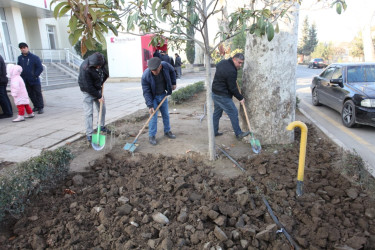 Tərtərdə qış mövsümü ilə əlaqədar işlər davam etdirilir