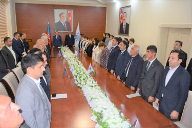 Tərtərdə 18 Oktyabr- Dövlət Müstəqilliyinin Bərpası Günü qeyd olunub