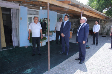 Tərtərdə “Konstitusiya və Suverenlik İli” çərçivəsində şəhid Ruslan Lalayevin ailəsi ziyarət edilib