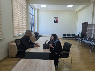 Tərtər Rayon İcra Hakimiyyətində mütəmadi olaraq vətəndaşların müraciətləri dinlənilir