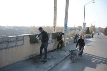 Tərtər şəhərində abadlıq və quruculuq işləri davam edir