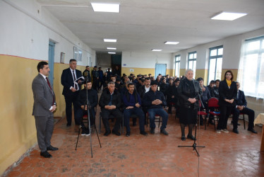 Rayon rəhbərinin növbəti səyyar-qəbul görüşü Mamırlı kəndində keçirilib