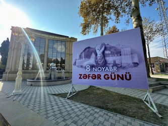 Tərtərdə 8 noyabr-Zəfər Gününün beşinci ildönümü ilə bağlı hazırlıq işləri aparılır