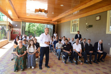 İcra başçısının Hacallı kəndində səyyar-qəbul görüşü olub