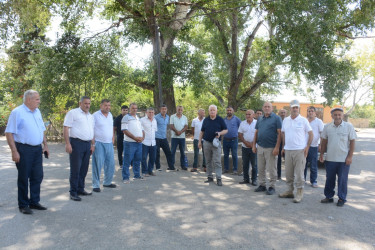 Borsunlu kənd sakinlərinin müraciətləri öz həllini tapıb