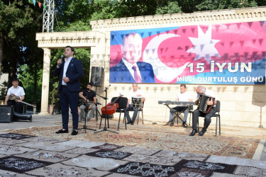 Tərtərdə 15 iyun Milli Qurtuluş Günü münasibəti ilə konsert proqramı təşkil olunub