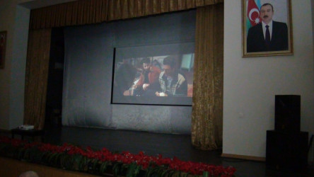 Rayon Mədəniyyət Mərkəzində Xocalı soyqrımına həsr olunmuş “Doğma torpaq” adlı “bədii film nümayiş etdirilib