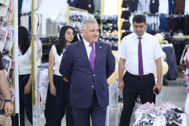 Tərtər şəhərində yeni ticarət mərkəzi istifadəyə verilib