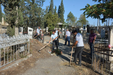 Tərtərdə “Heydər Əliyev İli” çərçivəsində növbəti iməcilik keçirilib