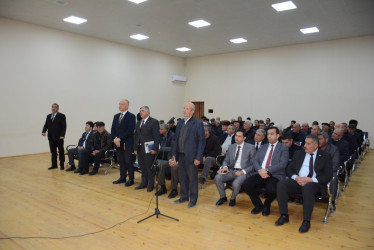Rayon rəhbərinin növbəti səyyar-qəbul görüşü Xoruzlu kəndində keçirilib