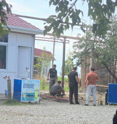 Tərtərdə qanunsuz quraşdırılan tikili aşkarlanaraq sökülüb