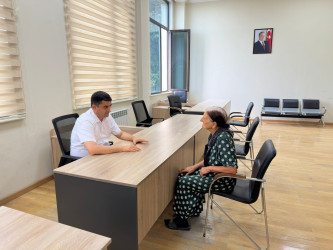 Tərtər Rayon İcra Hakimiyyətində mütəmadi olaraq vətəndaşların müraciətləri dinlənilir