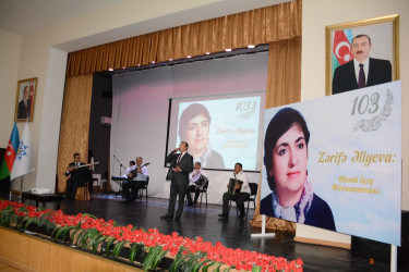Tərtərdə Akademik Zərifə Əliyevanın 103-cü ildönümü böyük təntənə ilə qeyd olunub