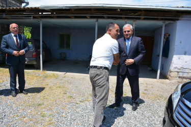 İcra başçısı Birinci Qarabağ müharibəsi əlili Daşqın Əliyevi ziyarət edib