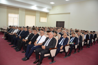 Tərtərdə meşə, yaşıllıq və əkin sahələrinin yanğın təhlükəsizliyinə dair tədbir keçirilib
