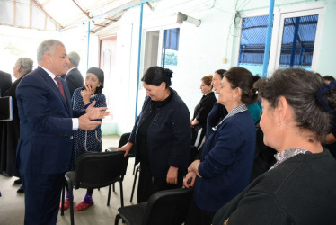 Rayon rəhbərinin növbəti səyyar-qəbul görüşü Yenikənd kəndində keçirilib