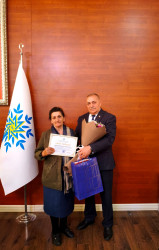 Tərtərdə “Şəhərsalma və Memarlıq İli” çərçivəsində partiya fəalları və veteranlarla görüş keçirilib