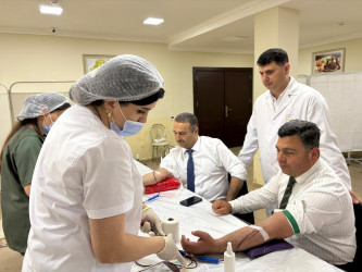 Tərtərdə “Talasemiyasız həyat naminə” proqramı çərçivəsində qanvermə aksiyası keçirilib