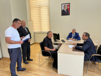 İcra başçısı tərəfindən növbəti dəfə vətəndaşların müraciətləri dinlənilib
