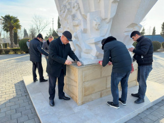 Tərtərdə 20 Yanvar faciəsinin 35-ci ildönümü ilə əlaqədar olaraq hazırlıq işləri görülür