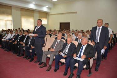 Tərtər Rayon İcra Hakimiyyətində növbəti aparat müşavirəsi keçirilib
