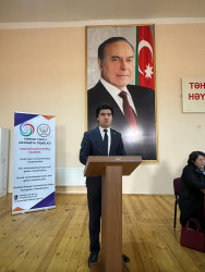 Tərtərdə Konstitusiya və Suverenlik İli çərçivəsində “Erkən nikahın və qohumlar arasında nikahın mənfi nəticələri”, “Narkomaniyaya yox deyək!” və “Gənclər arasında sağlam həyat tərzinin təbliği”mövzusunda tədbir keçirilib.
