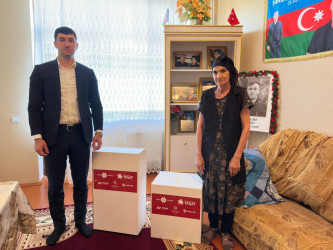 “YAŞAT” Fondu tərəfindən şəhid övladları üçün göndərilən hədiyyələr sahiblərinə çatdırılıb.