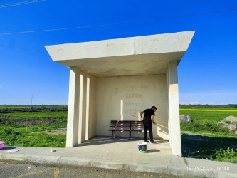 Tərtərdə “Şəhərsalma və Arxitektura İli” çərçivəsində yol kənarındakı obyektlər milli memarlıq üslubuna uyğunlaşdırılır