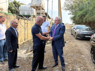 Tərtər Rayon İcra Hakimiyyətinin başçısı 27 Sentyabr – Anım Günü ilə əlaqədar Vətən müharibəsi şəhidi Elman Məmmədovun ailəsini ziyarət edib