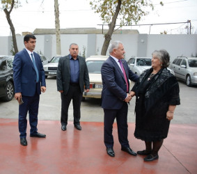 Rayon rəhbəri Vətən Müharibəsi şəhidi Təbriz Cəfərovun qardaşının toy şənliyində iştirak edib