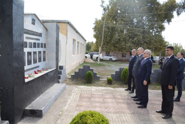 Rayon rəhbəri Ələsgərli kənd tam orta məktəbində mövcud şəraitlə tanış olub