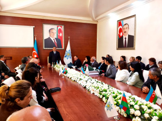 Tərtərdə “Şəhərsalma və Memarlıq İli” çərçivəsində partiya fəalları və veteranlarla görüş keçirilib