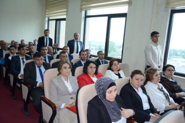 Tərtər Rayon İcra Hakimiyyətində növbəti aparat müşavirəsi keçirilib