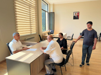 Tərtər Rayon İcra Hakimiyyətində mütəmadi olaraq vətəndaşların müraciətləri dinlənilir